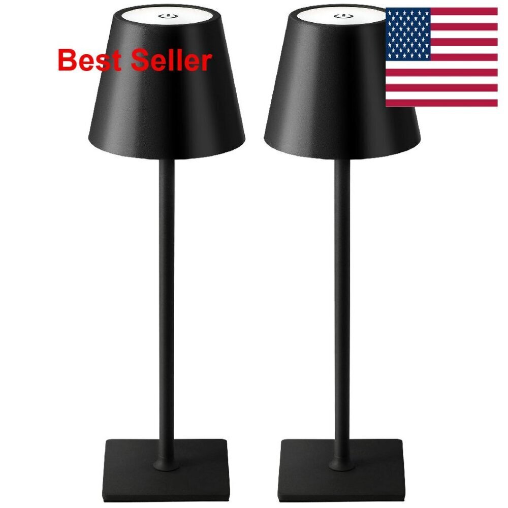 Cordless Led Desk Lamp Minimalist Modern Portable Touch Dimming Light
